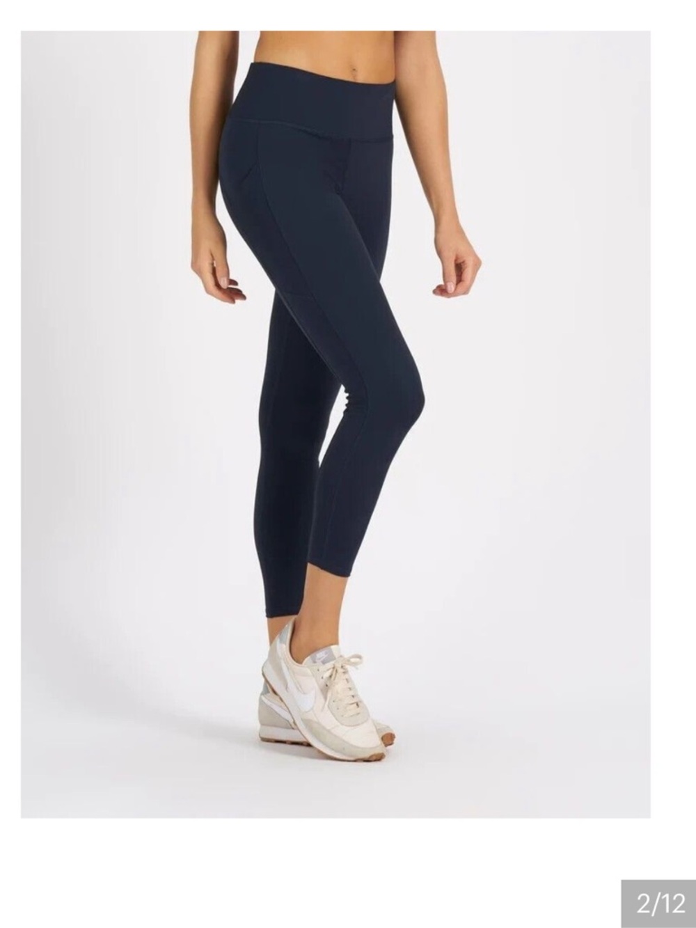 Vuori Stride Blue High-Rise Leggings Size M - Picture 4 of 13